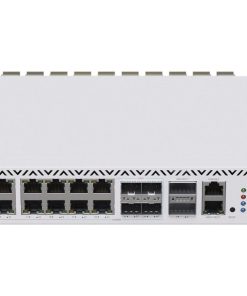 MikroTik CRS326-24S+2Q+RM cloud router switch with 24 SFP+ ports and dual 40G QSFP+ uplinks.