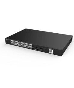 Ruijie RG-NBS3100-24GT4SFP-P managed PoE switch with 24 Gigabit ports and four SFP uplink interfaces.