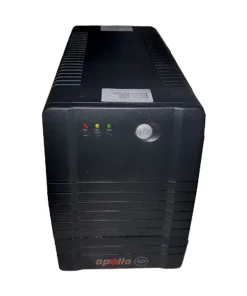Apollo 1120F 1200VA Offline UPS with plastic body, four output ports, battery backup, and reliable power protection for computers