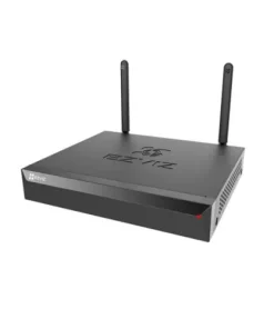 EZVIZ CS-X5S-8W 8-channel wireless NVR supporting 5MP Wi-Fi cameras, HDMI VGA outputs, 8TB HDD storage, and surveillance recording