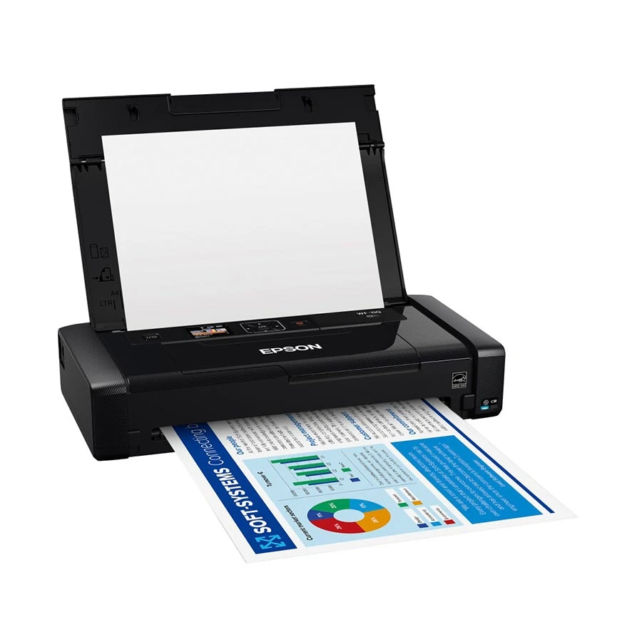 Epson WF-100 Wi Fi Single Function Portable Color Printer - Image 3