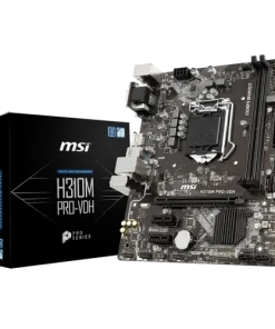 MSI H310M PRO-VDH Intel H310 9th Gen Micro ATX Motherboard with DDR4 M.2 HDMI VGA DVI-D Connectivity Bangladesh