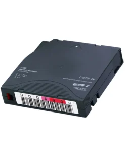 HPE C7977AL LTO-7 Ultrium custom labeled data cartridge 20 pack shown displaying slate blue cartridges with barcode labels