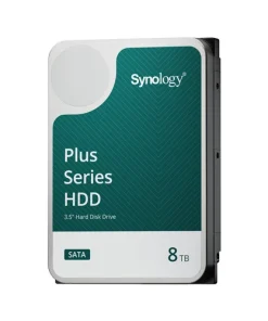 Synology 8TB HAT3300 Plus Series 3.5 Inch SATA III Internal NAS Hard Disk Drive HAT3300-8T front and side view