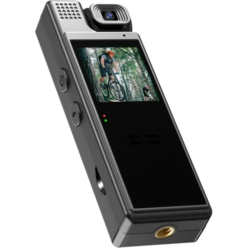 L9 HD night vision mini body camera with 1.3 inch screen, back clip and 180 degree rotating lens for security use in Bangladesh