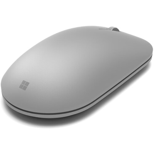 Microsoft Surface Mouse 3YR-00001 grey Bluetooth wireless mouse with BlueTrack sensor and metal scroll wheel for laptop use in Bangladesh
