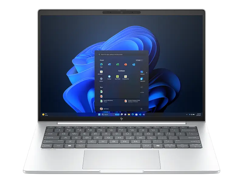 HP EliteBook G1i AI PC 2025 laptop with Core Ultra 7 255U, 16GB RAM, 512GB SSD and 16-inch WUXGA display.
